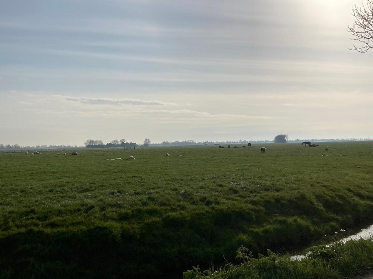 Vakantiehuis 't Laaisterplakky zonder drempels Oude Bildtzijl Buitenkant foto